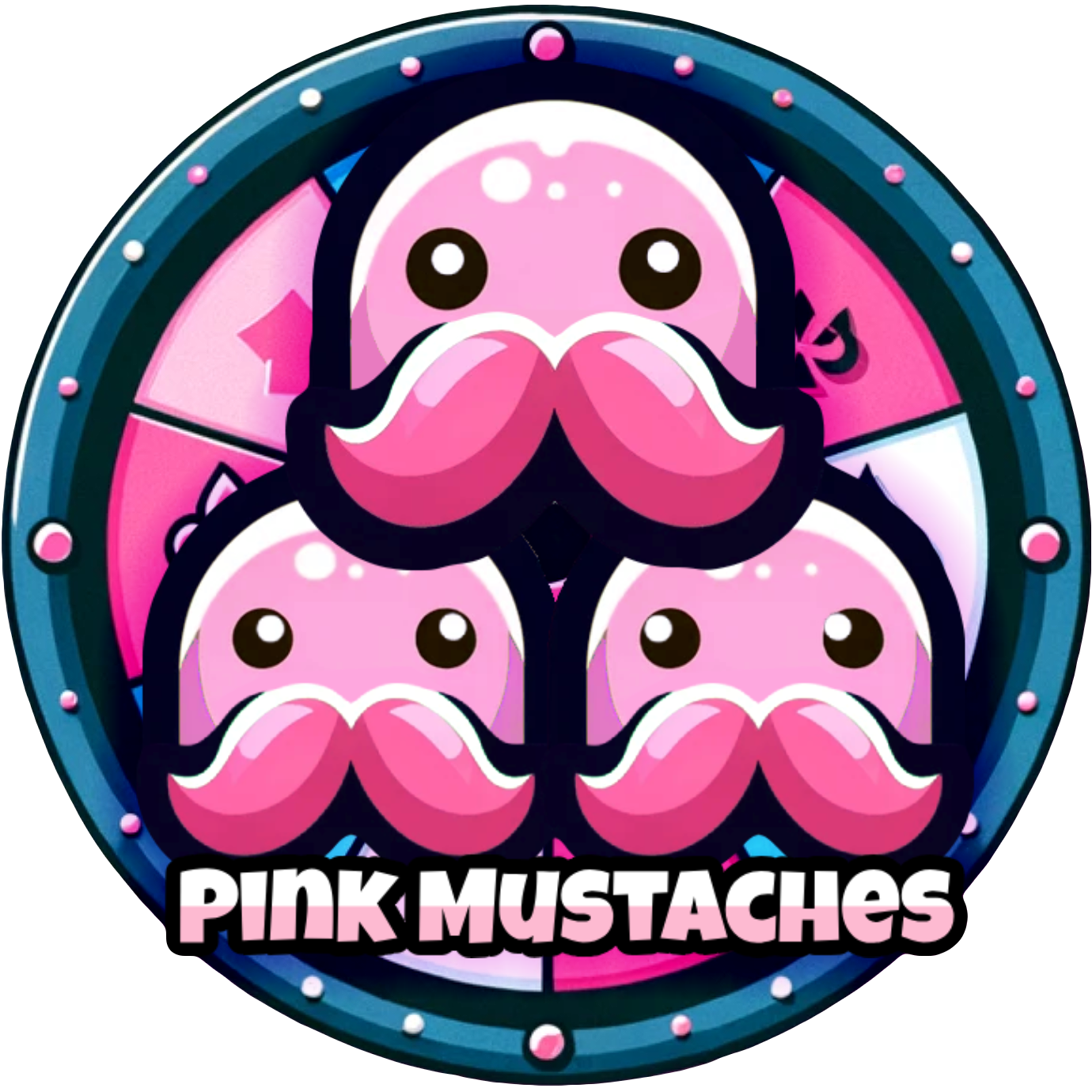 Pink Mustaches